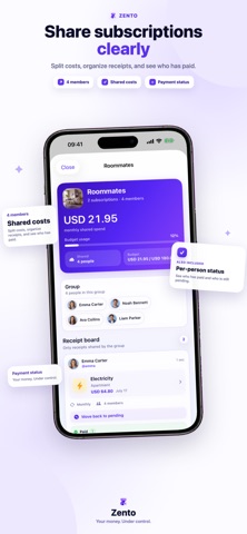 Zento: Subscription Manager Screenshot 4 of 6