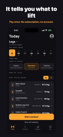 TagdiBody: Gym Workout Log app screenshot