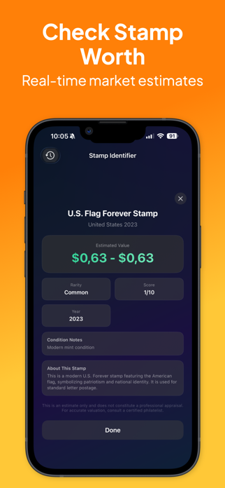 Stamp Snap: Value Identifier Screenshot 4 of 6