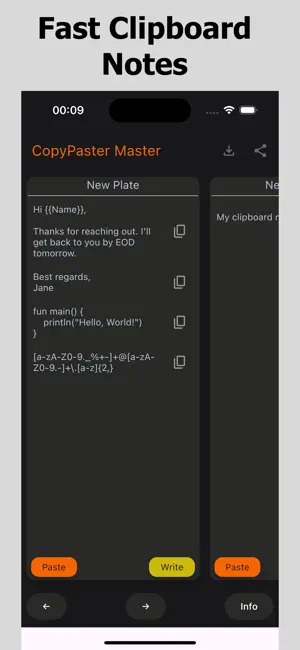 Copy Paste Master: Fast Notes screenshot 1