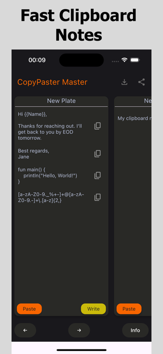 Copy Paste Master: Fast Notes Screenshot 1 of 4