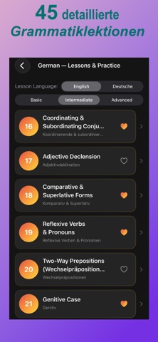 German Grammar - Intermediate Screenshot 8 of 10