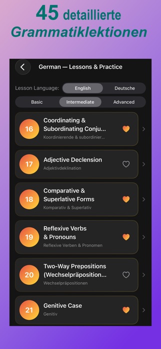 German Grammar - Intermediate Screenshot 8 of 10