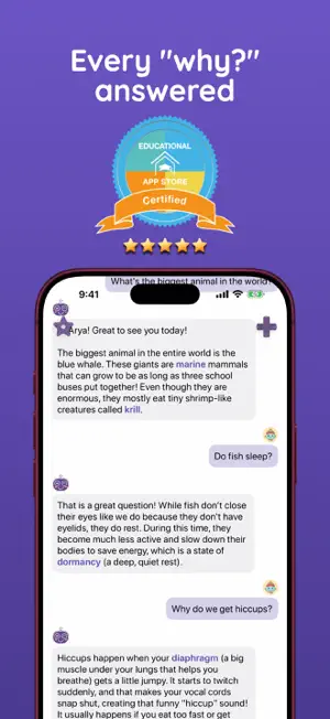 CurioKids AI - Ask & Learn screenshot 1