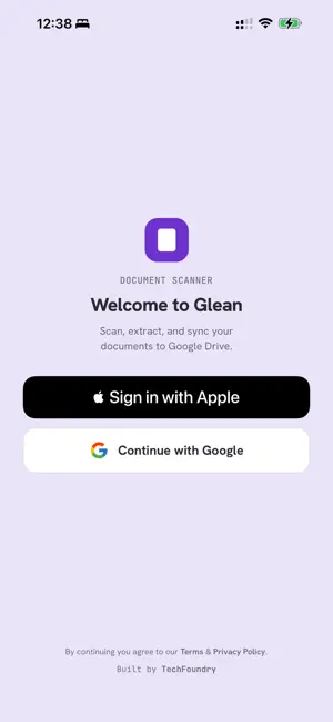 Glean - Document Scanner screenshot 1