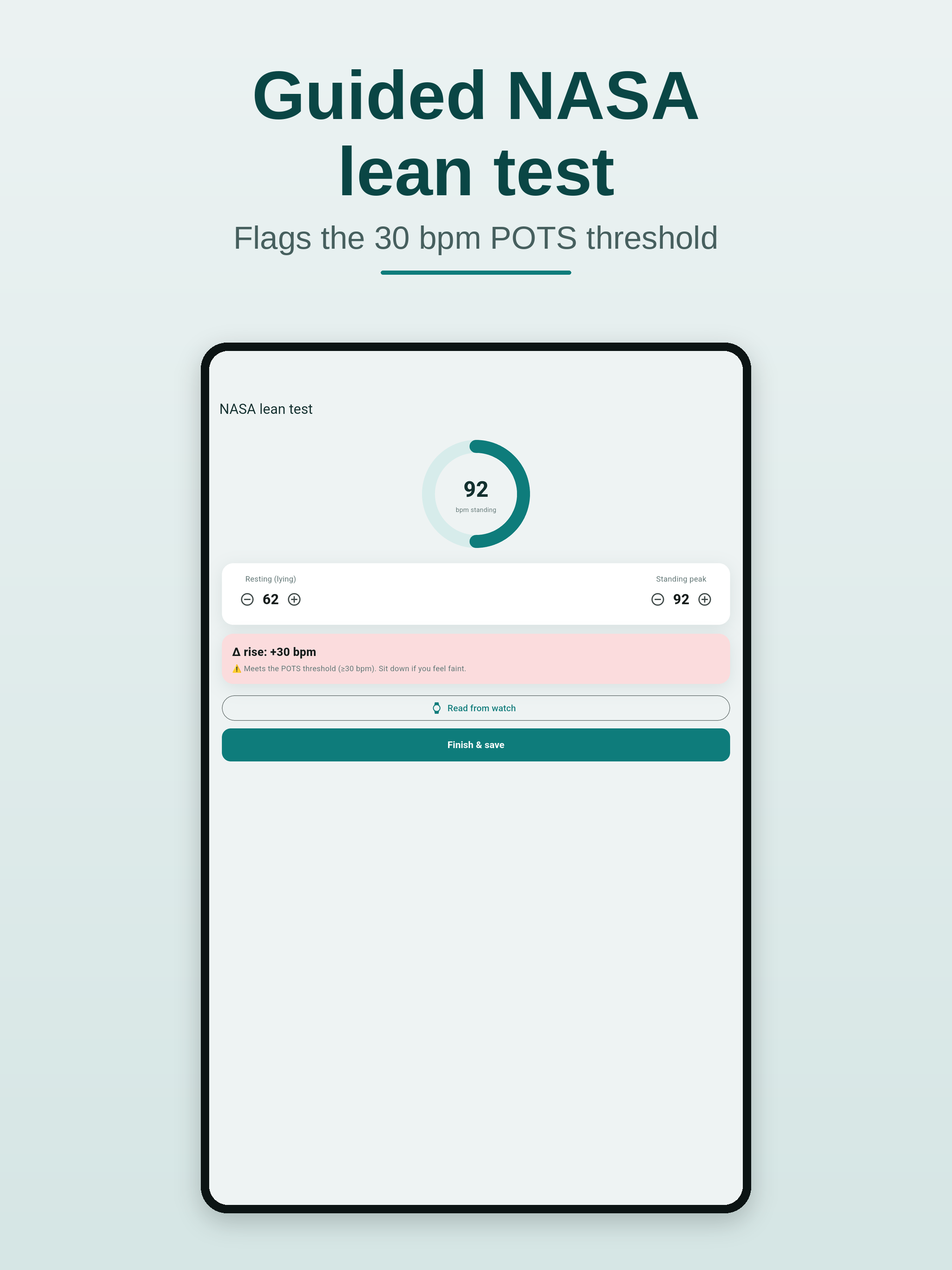 Upright: POTS Symptom Tracker screenshot 12