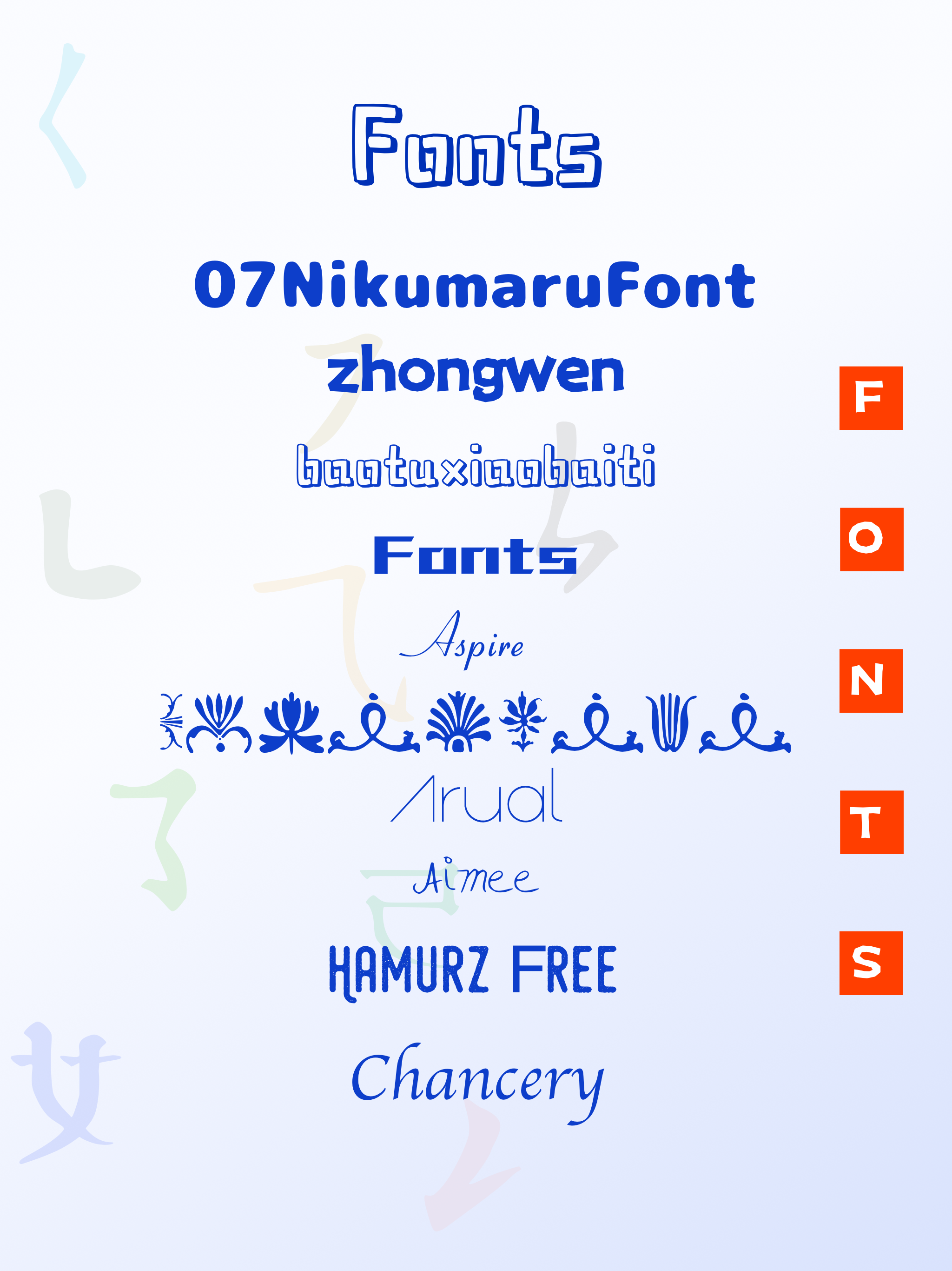 Fonts ++