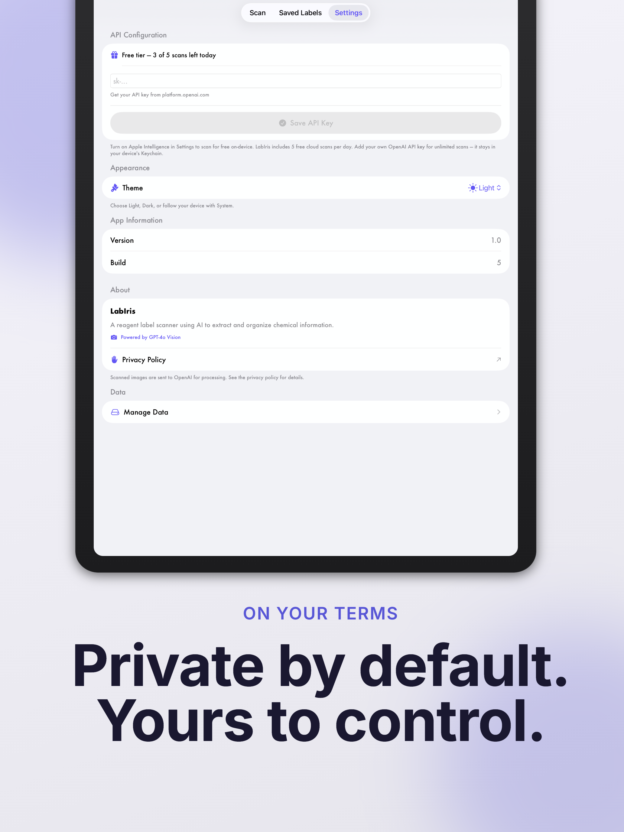 LabIris: Reagent Scanner