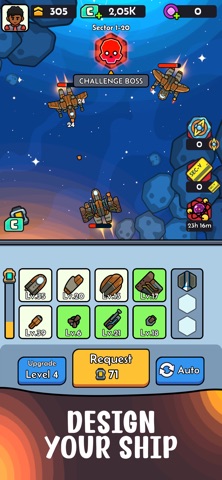Idle Space: Ship Crafting RPG screenshot 2