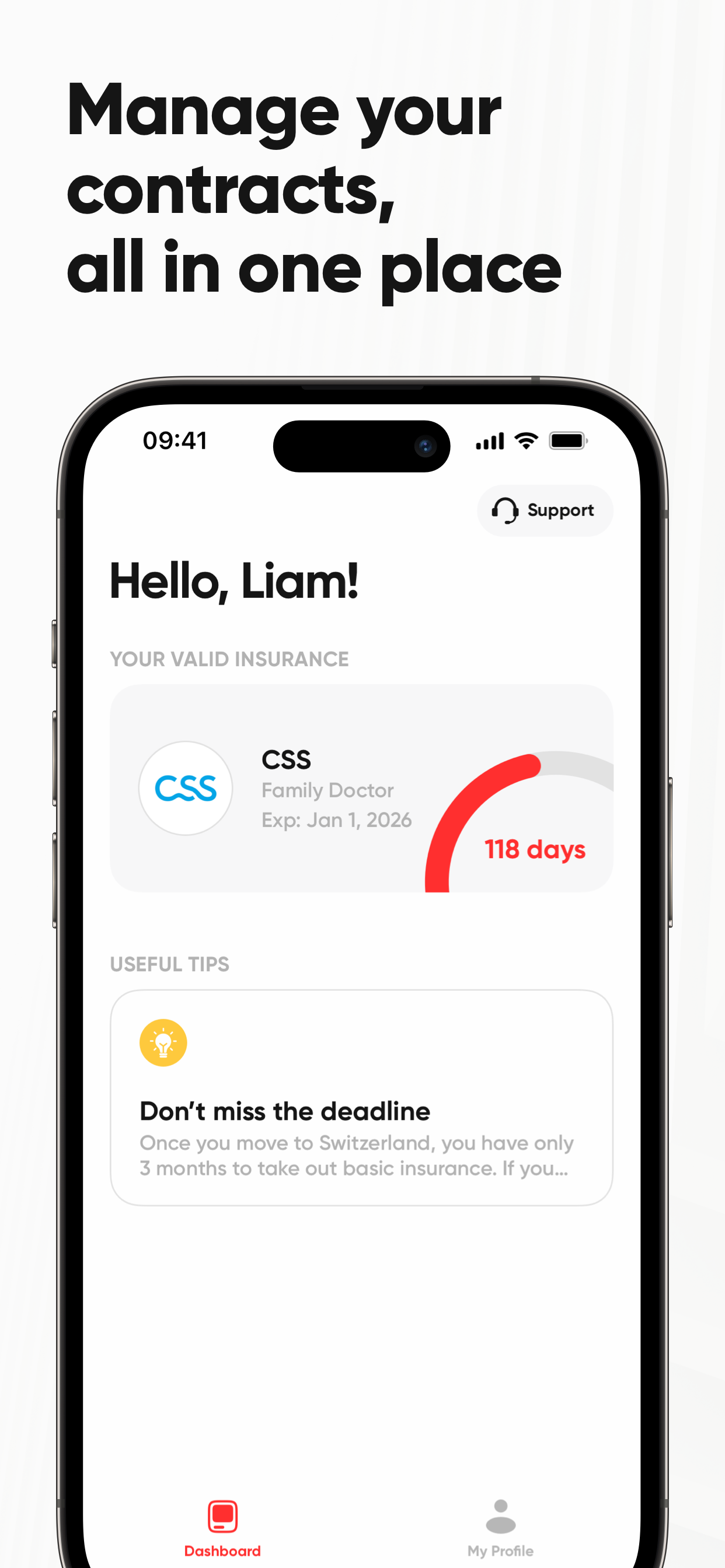 Insurly – simply insured Swiss