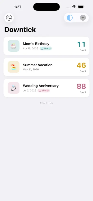 Downtick screenshot 1
