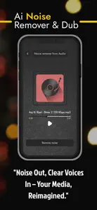 AI Noise Remover & Dub screenshot #2 for iPhone