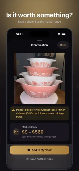Glass Vault: Vintage Glass ID screenshot 1