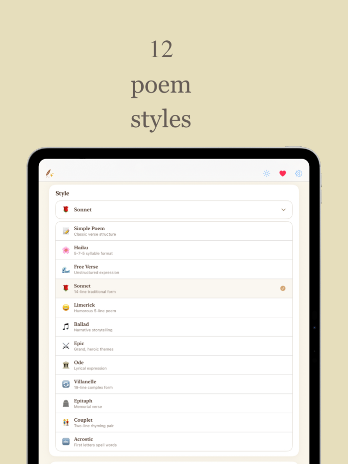 SoulPoetry AI Poem Generator
