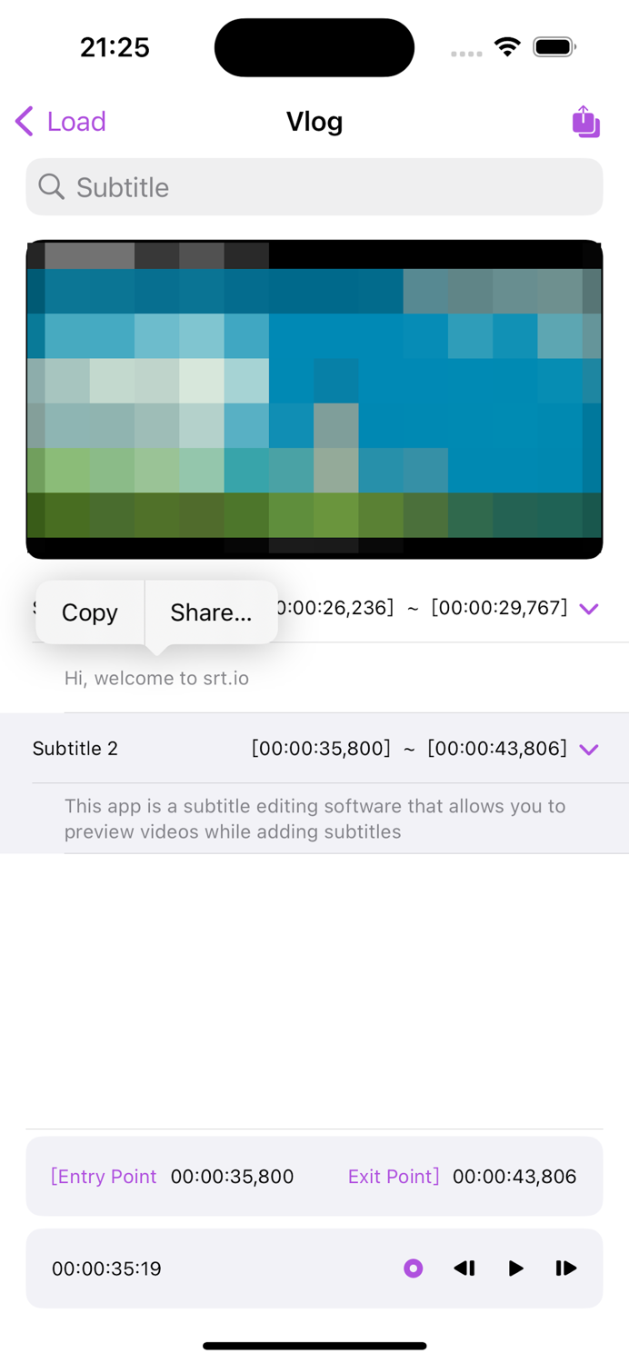 Srt.io视频字幕编辑