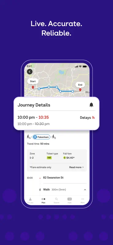 Public Transport Victoria app screenshot 7 of 8
