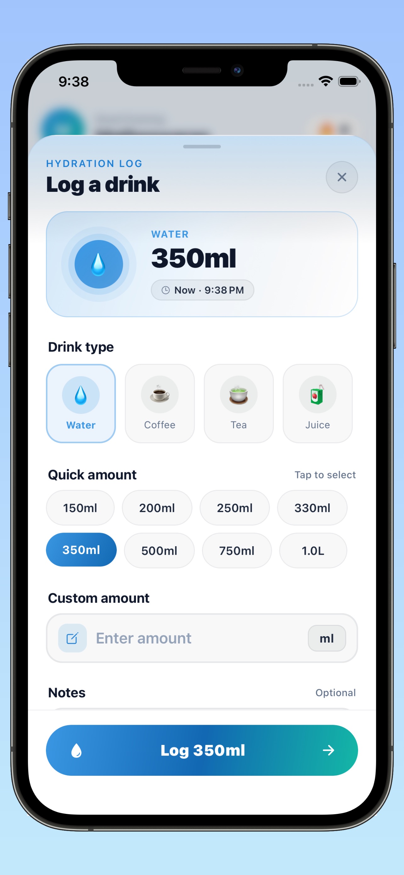 Water Reminder: Drink Water screenshot 3