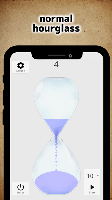 hourglass alarm timer Screenshot