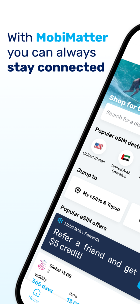 MobiMatter: eSIM Marketplace screenshot 1