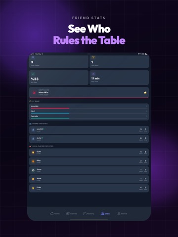 Board Game Now - Score Tracker iPad screenshot