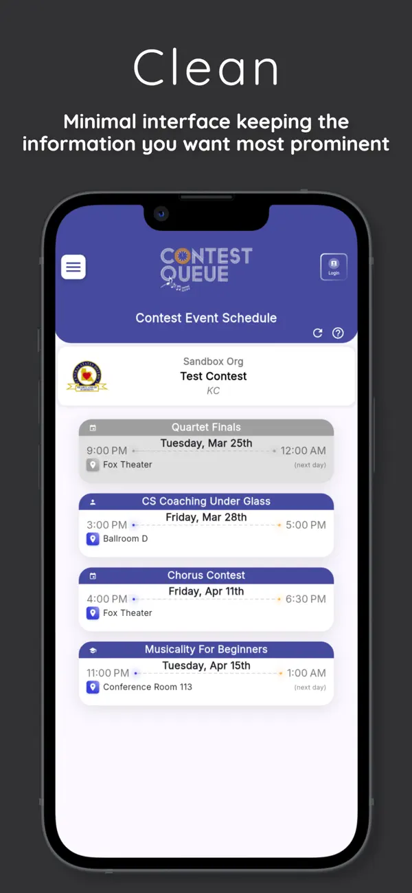 #2. Contest Queue (iOS) di: Mike Nelson