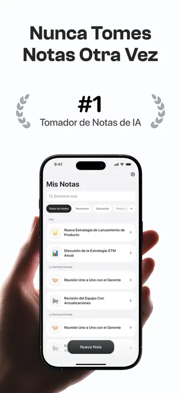 Notee: Asistente de Notas IA screenshot 1 of 9