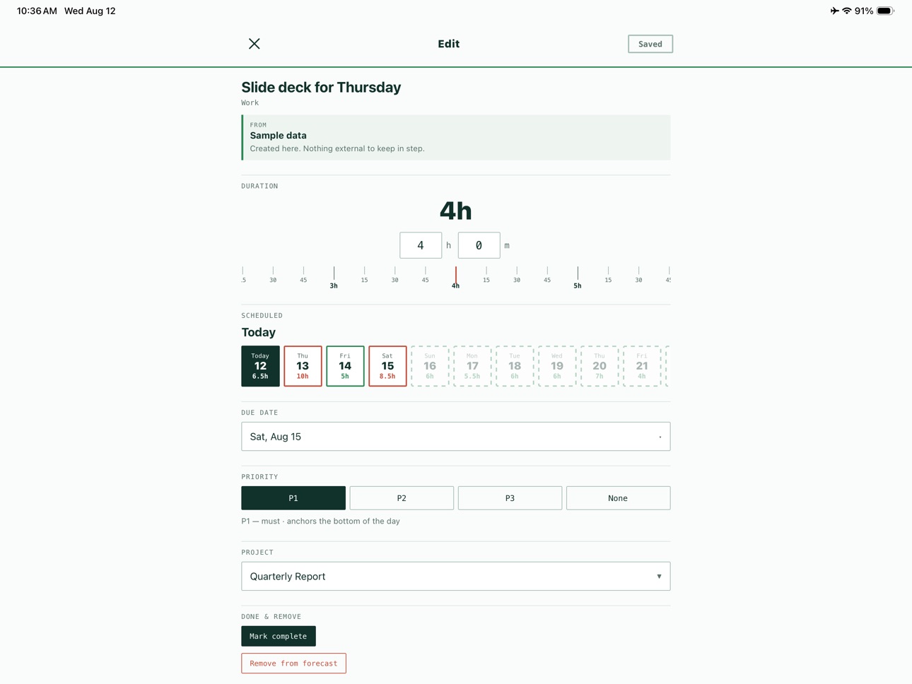 Screenshot 8 of Waves - Workload Management