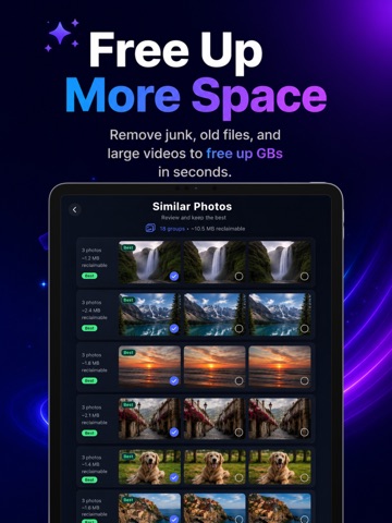 Smart Space Cleaner iPad screenshot