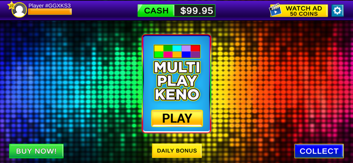 20 Card Multi Keno Casino screenshot 3