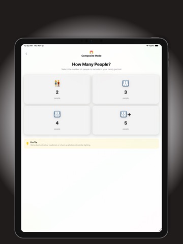 Greeting Card Maker: Posed AI iPad screenshot