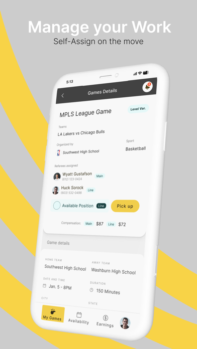 Refr Sports iPhone screenshot 3 - Sports app