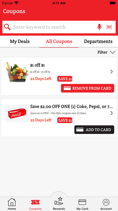 Grocer’s Pride Rewards Screenshot