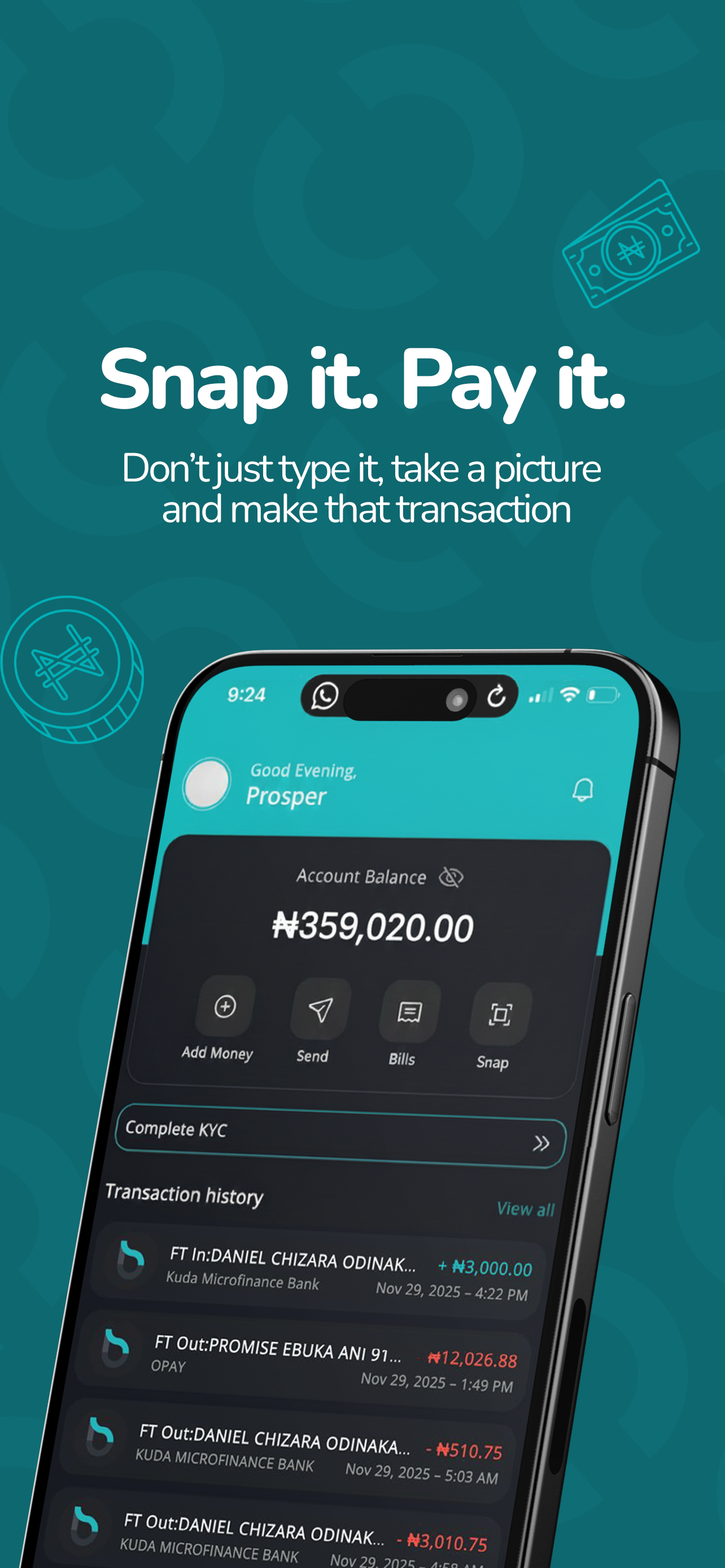 Beamer: Save, Pay & Invest