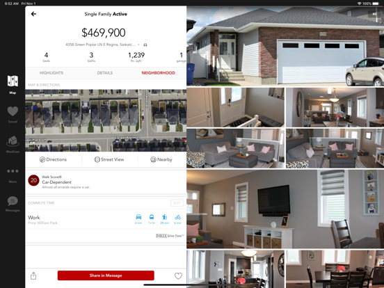 MaxWell Realty Home Search iPad screenshot 4 - Lifestyle app