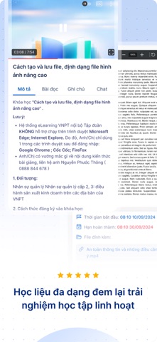 VNPT Elearning Enterprise V2 iPhone screenshot 5