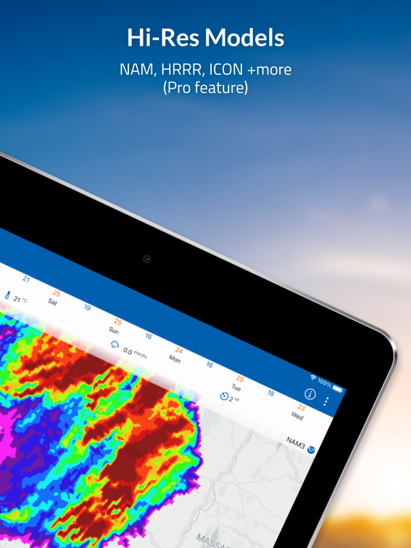 Flowx - Weather iPad screenshot 3 - Weather app