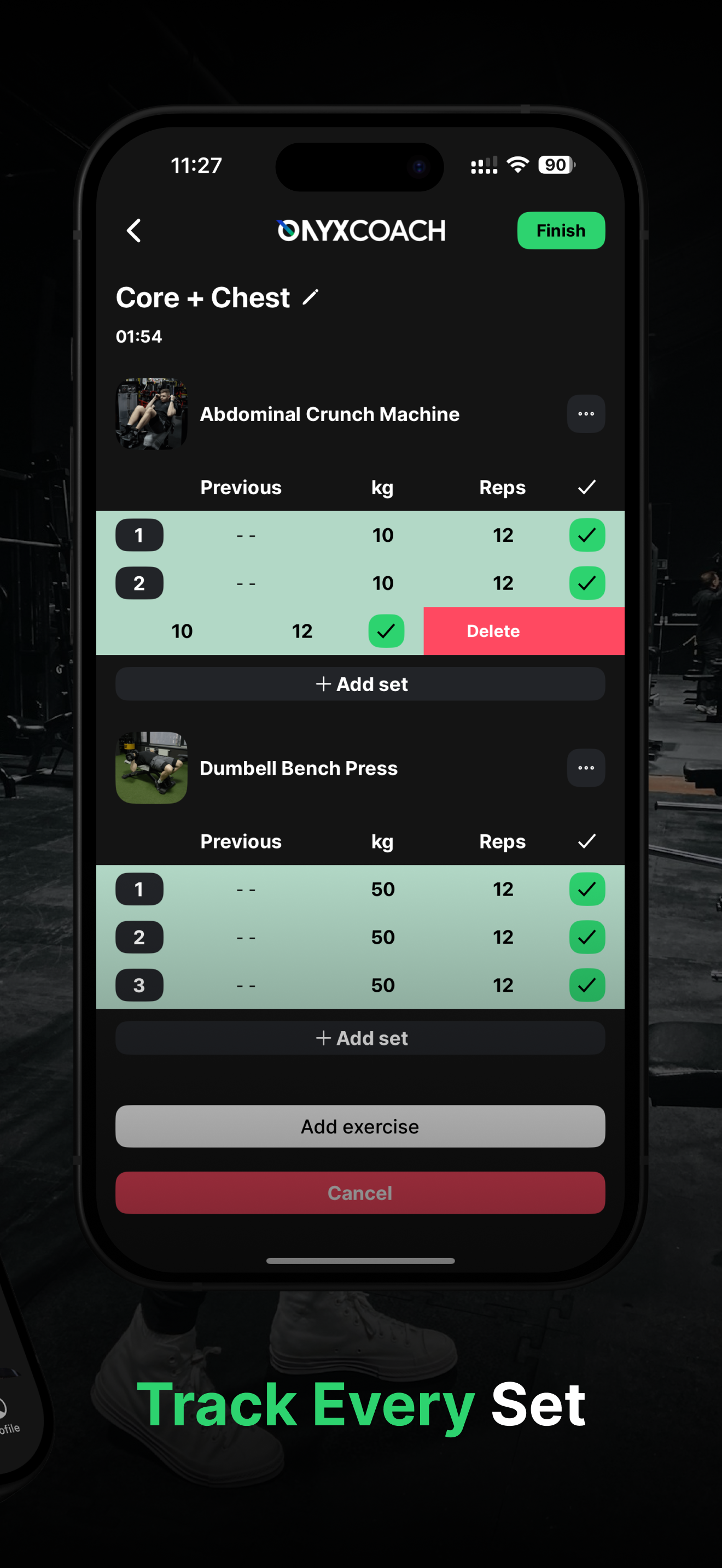 Onyx Coach: Workout Tracker screenshot 2