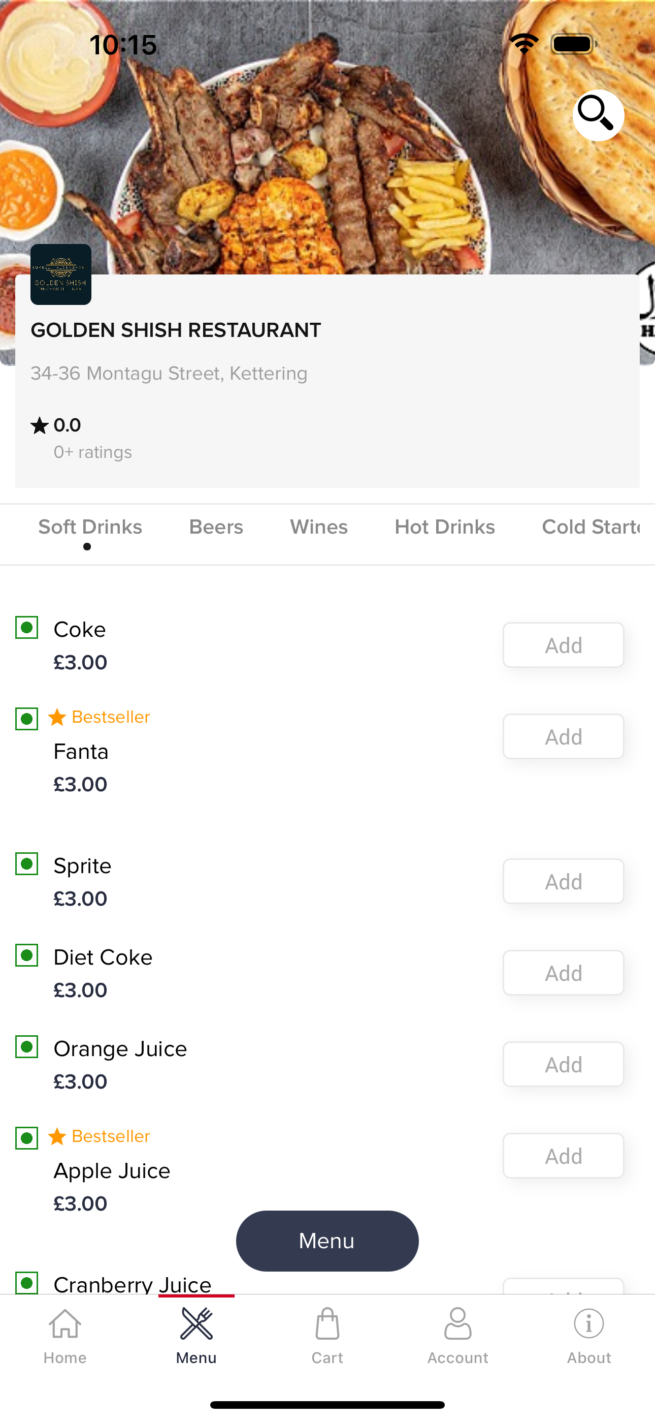 GOLDEN SHISH RESTAURANT screenshot 2