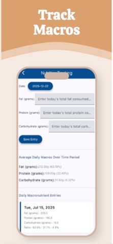 MetaMood | Metabolic Mood Log screenshot