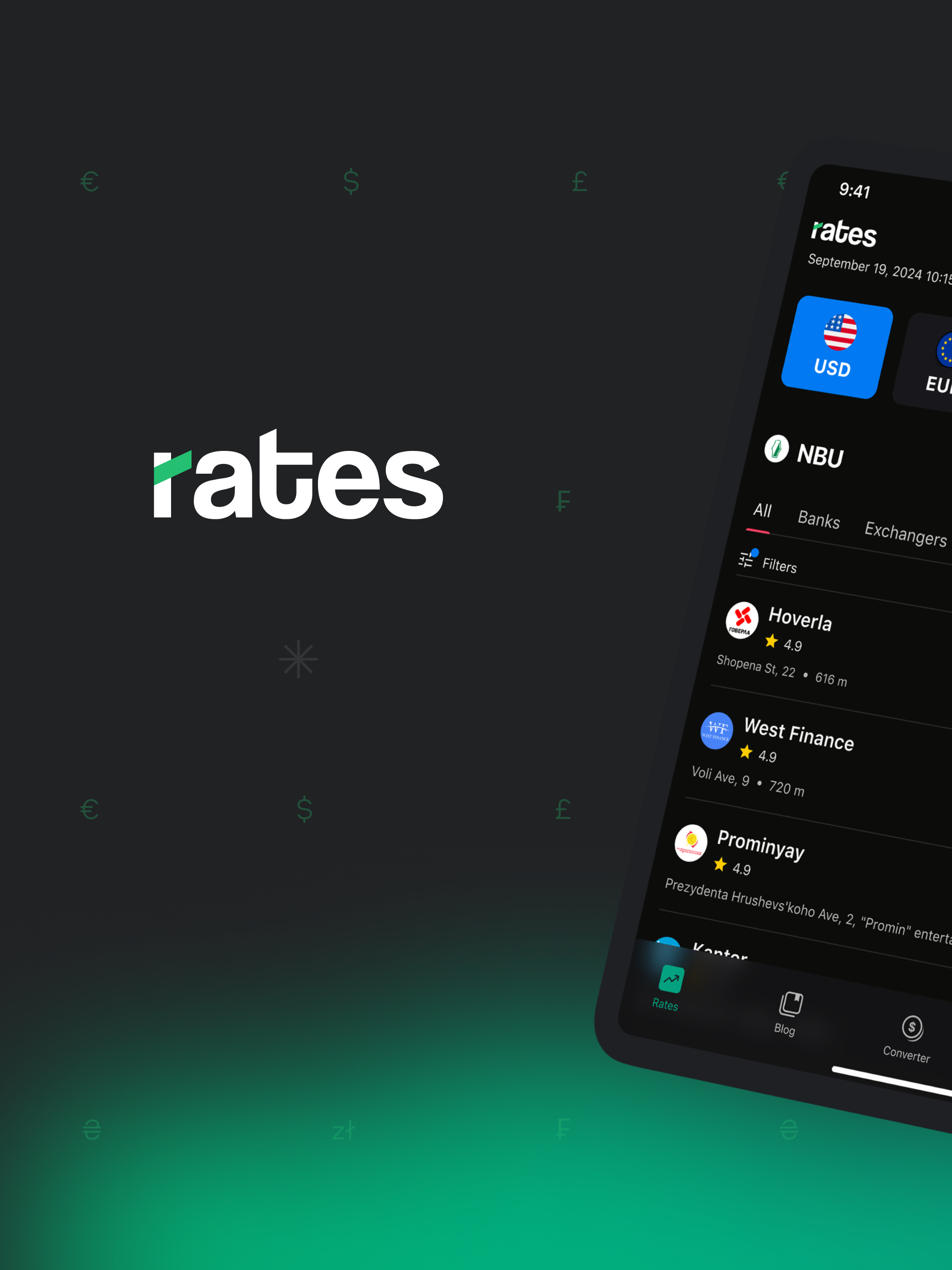 Rates: currency rates screenshot 7