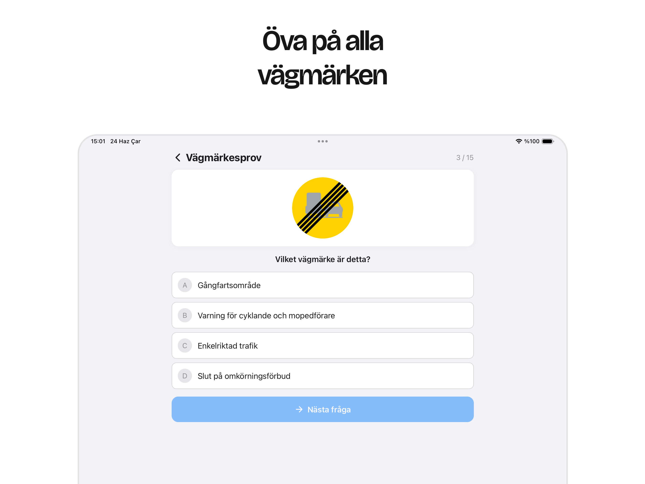 MinKörkort – Moped AM Teori screenshot 10