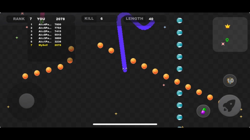 #4. Slither Game: Cosmo Snake (iOS) By: 玉琴 甄
