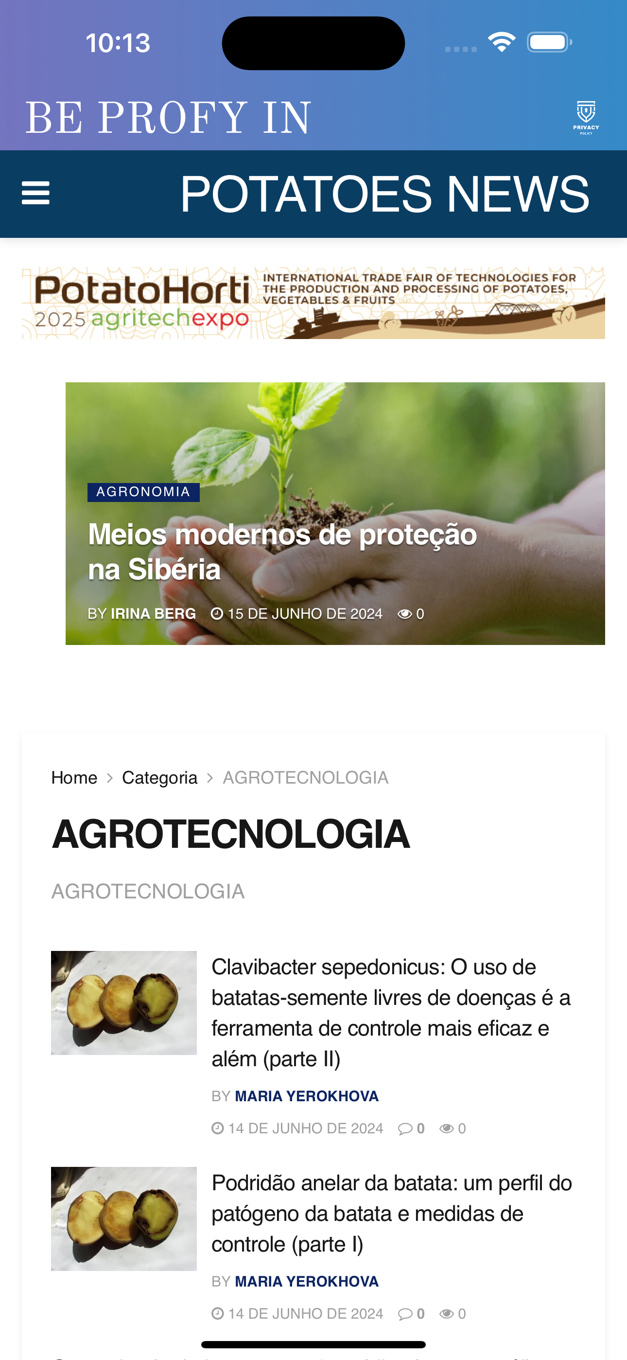 POTATOES NEWS