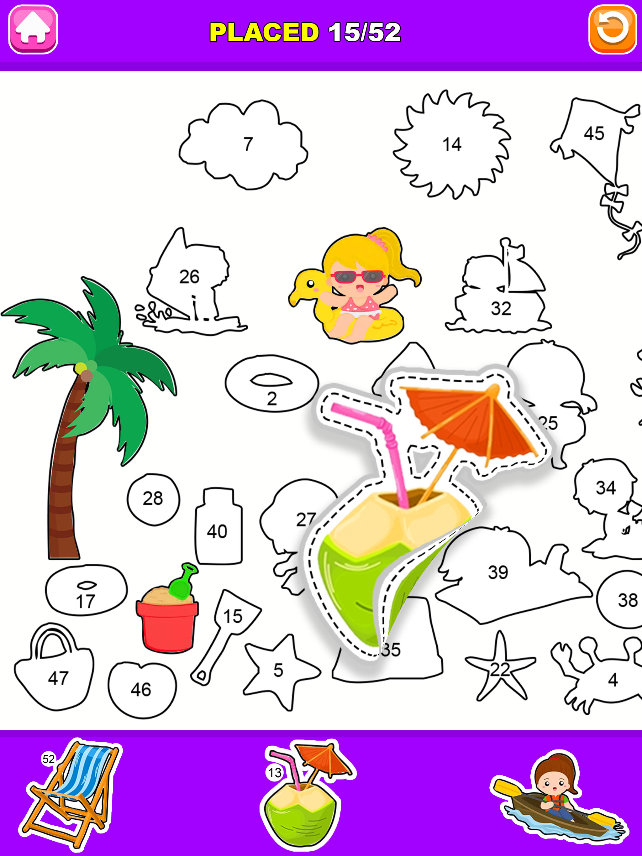 Sticker Book: Coloring Games