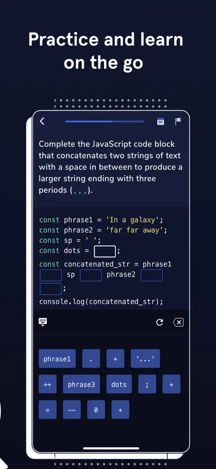 Codecademy Go, App Store screenshot 4