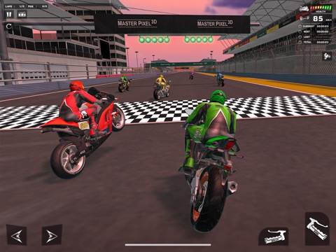 リアルモトバイクレーシングゲーム3Dのおすすめ画像1