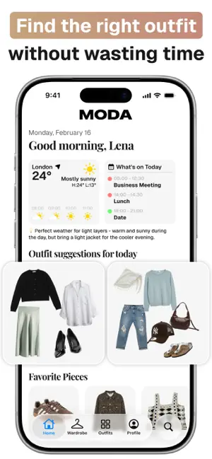 MODA: Outfit Planner & Closet screenshot 1