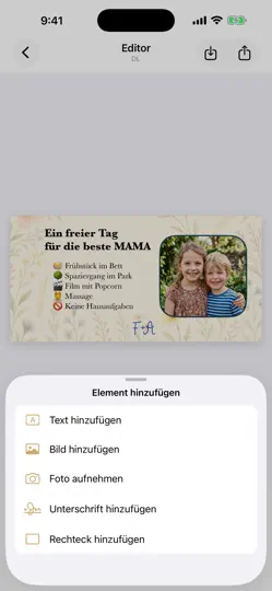 Screenshot von VoucherCraft auf dem iPhone 2
