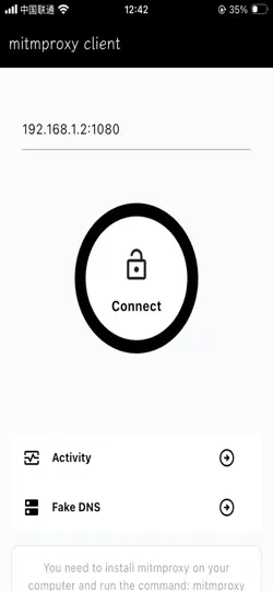 Скриншот Mitmproxy Client By Txthinking на iPhone 1