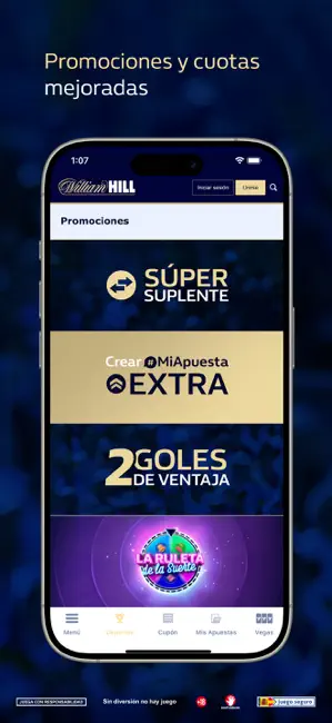 William Hill Apuestas iPhone screenshot 3